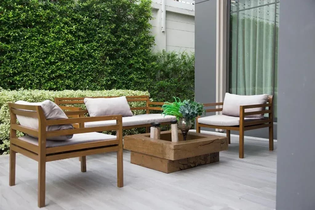 chairs on patio