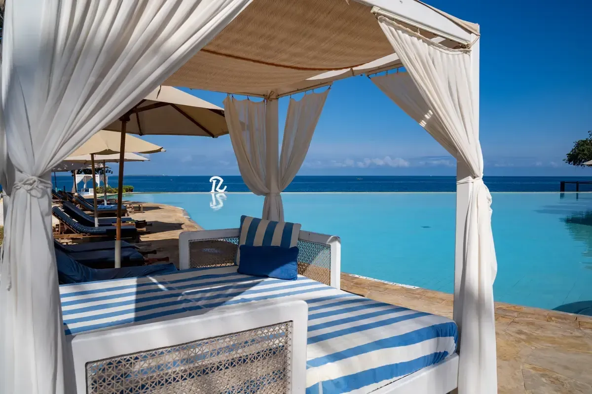 beach ocean cabana
