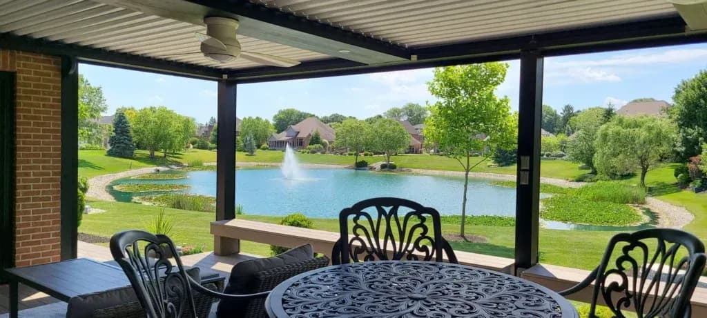 fountain pond