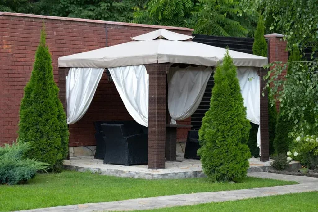 white cabana