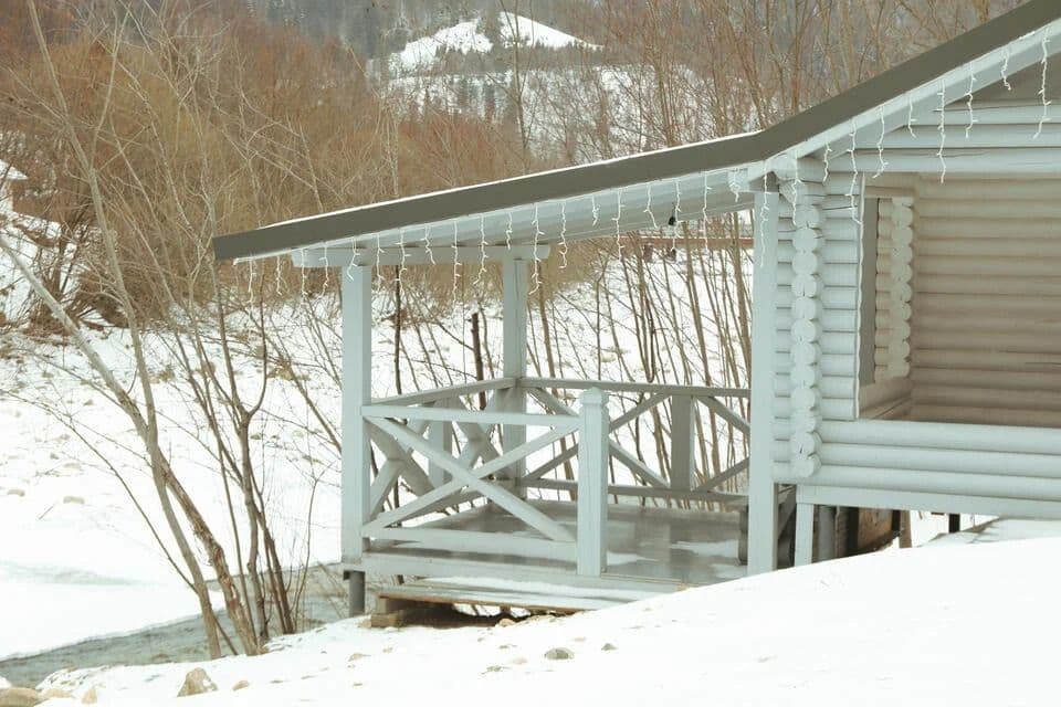 snow patio